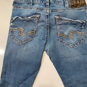 Silver Eddie EMC Straight Leg Jeans